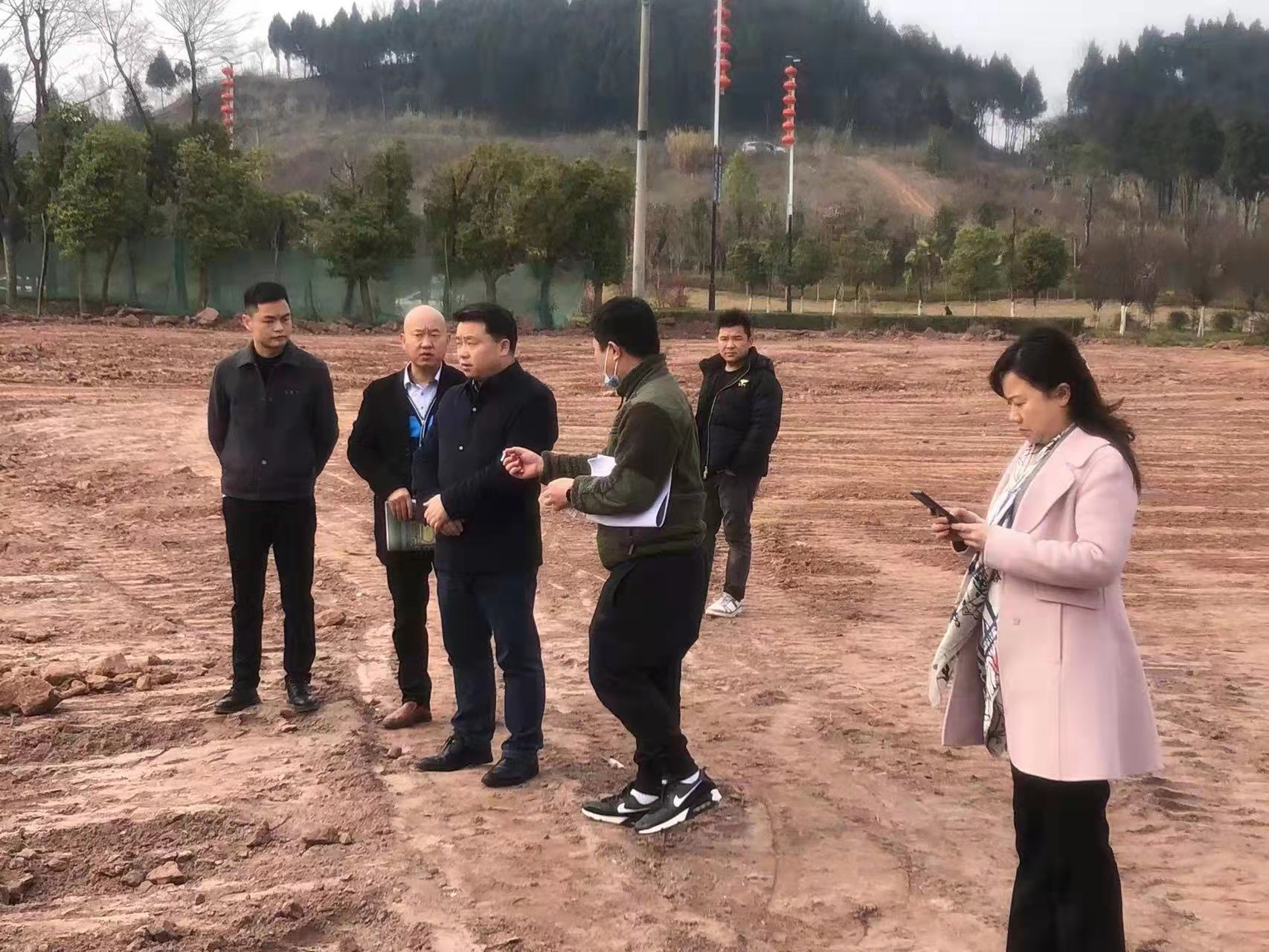 縣領(lǐng)導視察并指導博泰公司重點項目建設(shè)工作
